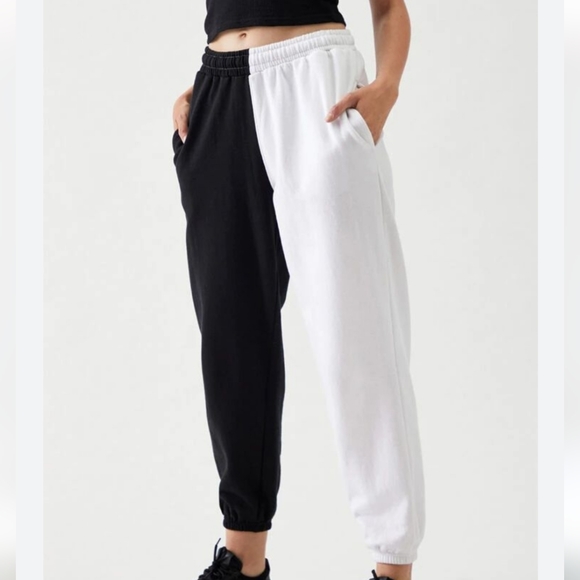 DESERT DREAMER | colour block two-tone drawstring waist jogger sweatpants - Picture 8 of 8